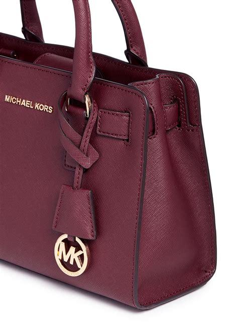 michael kors small saffiano satchel